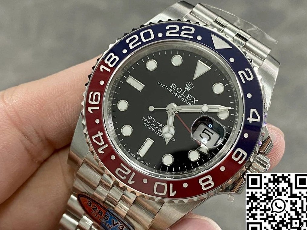 Rolex Master II GMT Factory Dial Clean Black V3 M126710BLRO-0001 0514